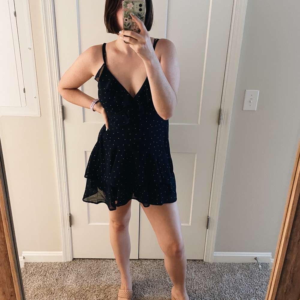 Polka dot romper